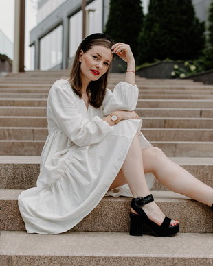 Rochie din in Emme