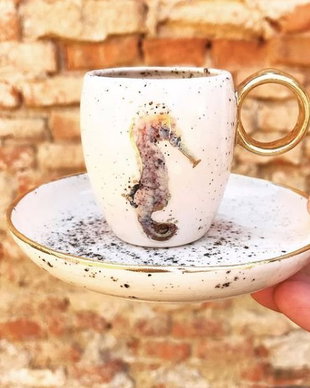 Set Espresso Sea Horse