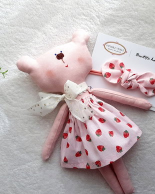 SET Capsunica - mama urs si bentita one size, asortata