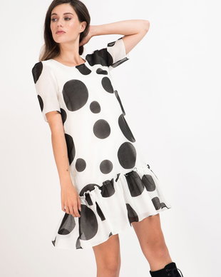 ROCHIE CU VOLAN DIN BUMBAC CU BULINE