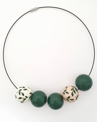 Colier verde inchis