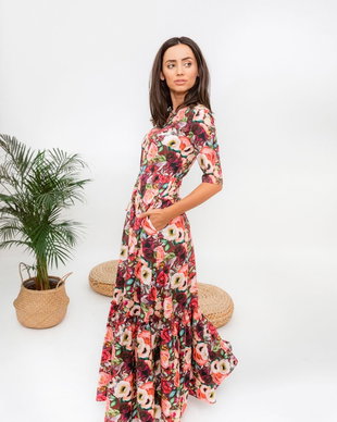 Rochie Secret Garden wine