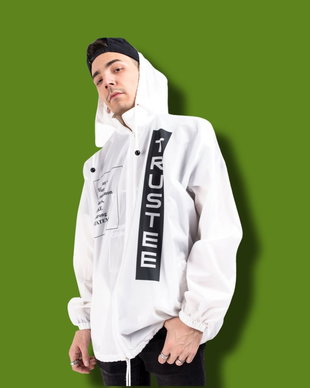 WINDBREAKER WHITE DELINQUENT