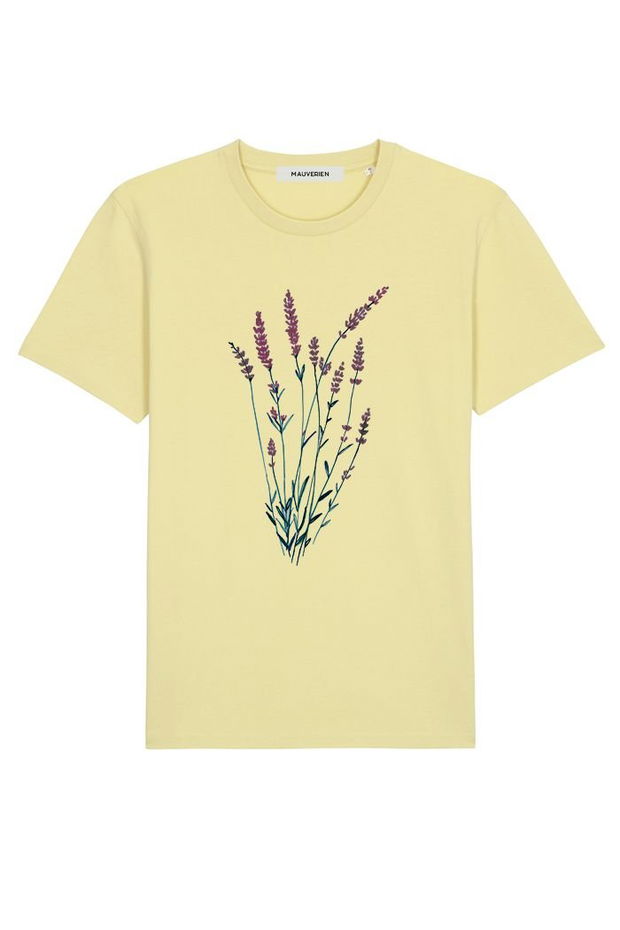 Tricou din bumbac organic Sunset Lavender