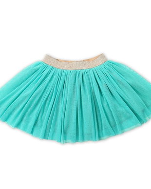 Fustă tulle din bumbac organic Waterfall