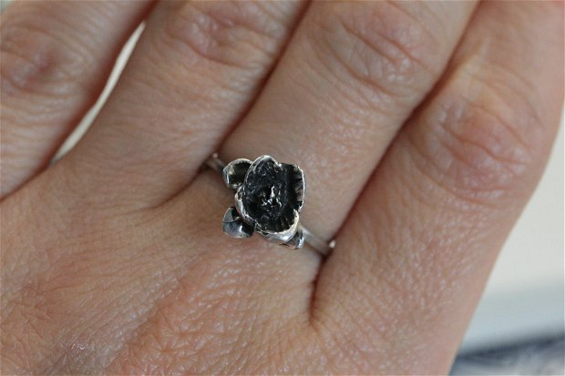 Hortenzia silver ring