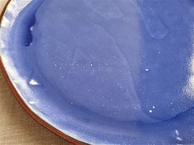 Farfurie ceramică - albastru