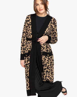 CARDIGAN ANIMAL PRINT