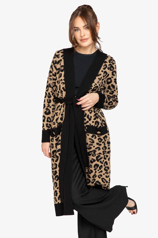 CARDIGAN ANIMAL PRINT