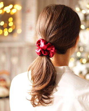 Scrunchie 100% Matase