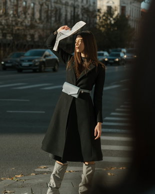 Palton tip rochie