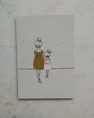 Tablou MINI mom and daughter