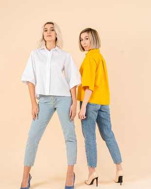 Camasa casual cu maneci 3/4