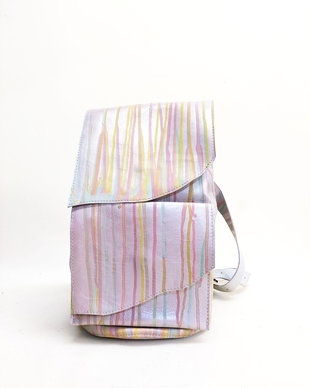 Rucsac din Piele baza rotunda Pastel