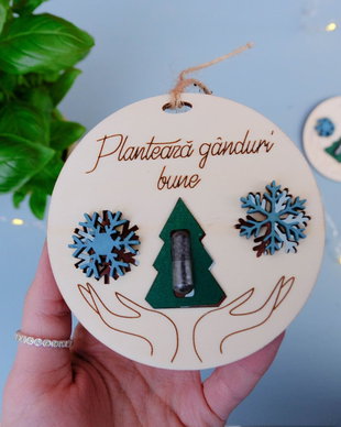 GLOB LEMN PLANTABIL-PLANTEAZĂ GÂNDURI BUNE