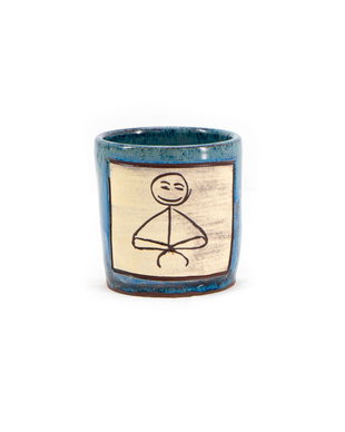 Pahar din ceramica handmade - Zambirici Buddha