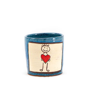 Pahar handmade din ceramica - Zambirici Love Him