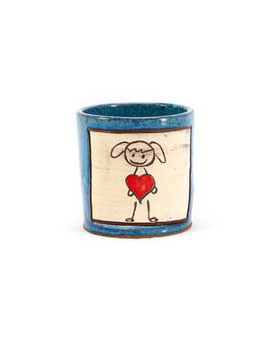 Pahar handmade din ceramica Zambirici Love Her