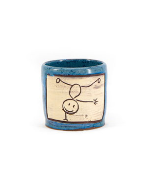 Pahar handmade din ceramica Zambirici Happy Camper