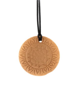 Colier lut rosu Sri Yantra