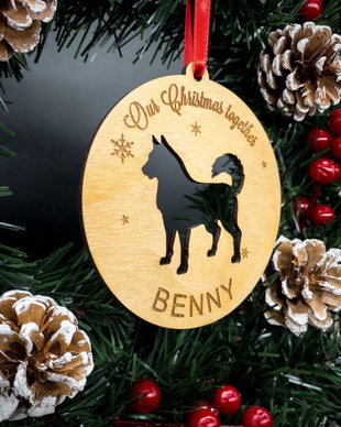 Decoratiune Craciun | Glob Personalizat cu Animalul Tau de Companie