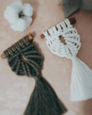 Decoratiuni de Craciun din macrame