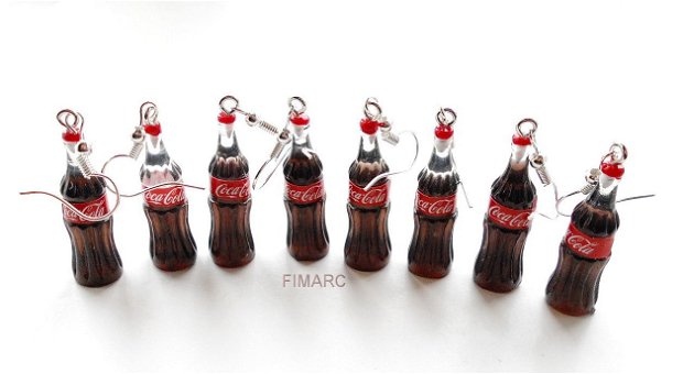 Coca Cola''- cercei atarnatori