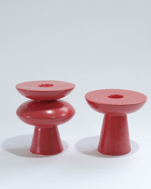 Set Sfesnice Monochrome Rosu