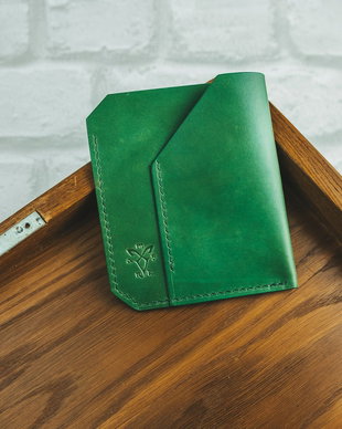 Portofel minimalist Loki verde