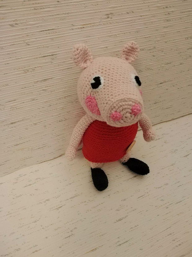 Peppa Pig croșetată