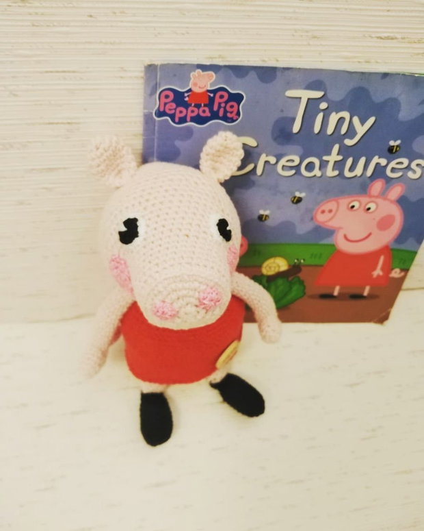 Peppa Pig croșetată