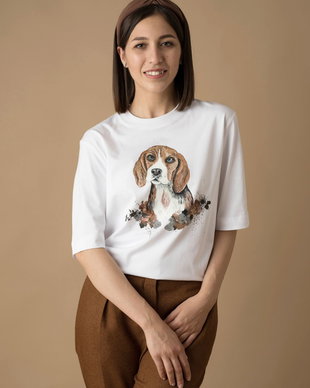 TRICOU PORTRET PERSONALIZAT ANIMĂLUȚ