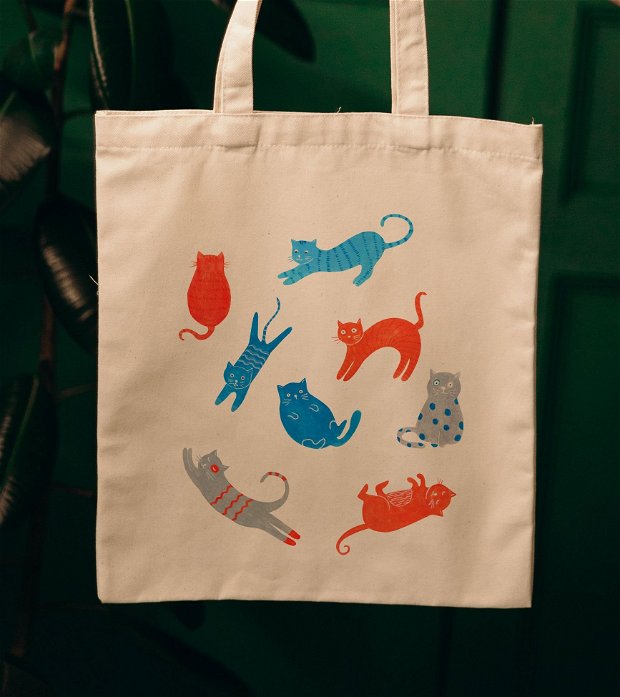 Tote bag "Love cats"