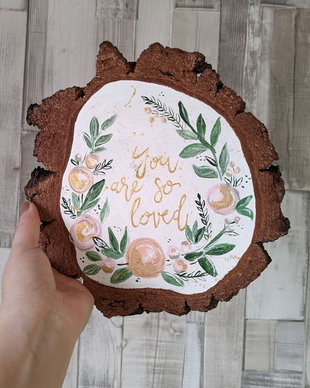 Decoratiune felie LOVE