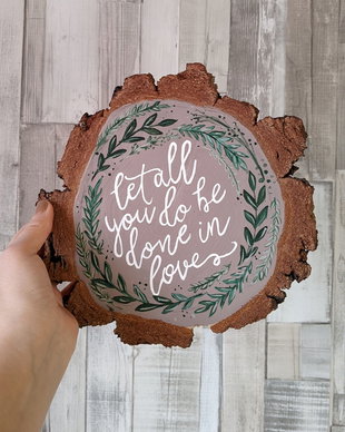 Decoratiune felie LOVE