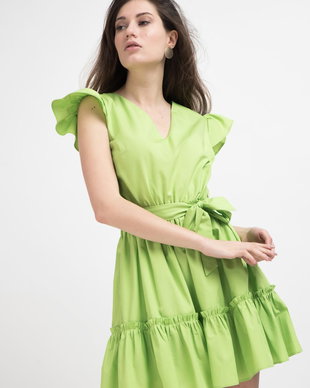 ROCHIE SCURTA DIN POPLIN
