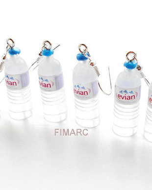 ''Apa minerala Evian''- cercei atarnatori
