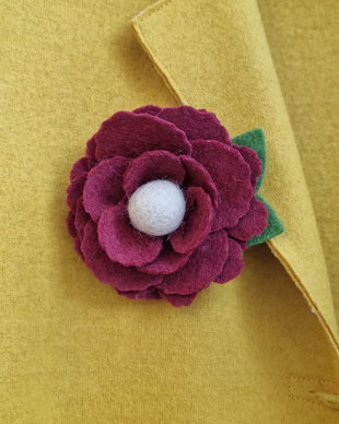 Brosa "floare oversized"