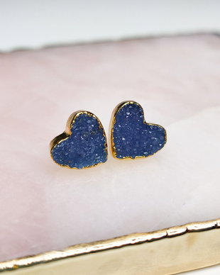 BLUE LOVE EARRINGS