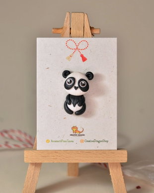 Mărțișor cu panda