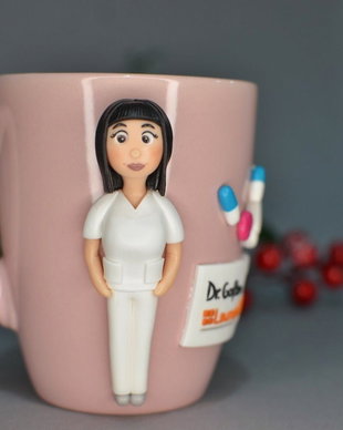 Cană personalizată pentru doctor dermatolog