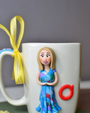 Cană personalizată cu omuleț personalizat