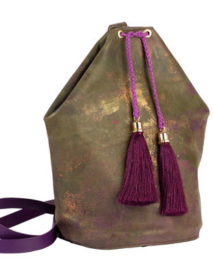 Geanta Bucket din Piele, "Azalea"