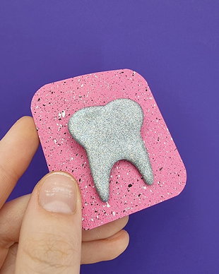 Molar cu glitter holografic