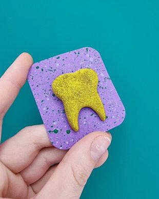 Molar cu glitter holografic