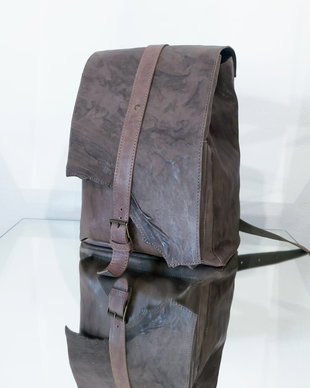 Rucsac din piele maro nude Spring Wind