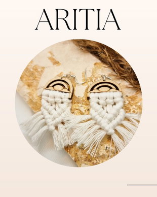 Cercei macrame Aritia