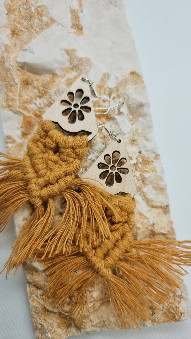 Cercei macrame Casandra