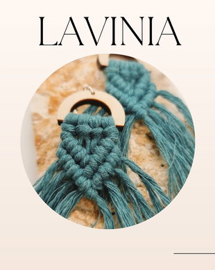 Cercei macrame Lavinia