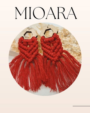 Cercei macrame Mioara